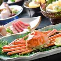 ปูหิมะและสเต็กเนื้อวากิวทตโตริ