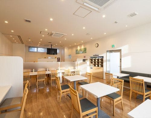 朝食会場