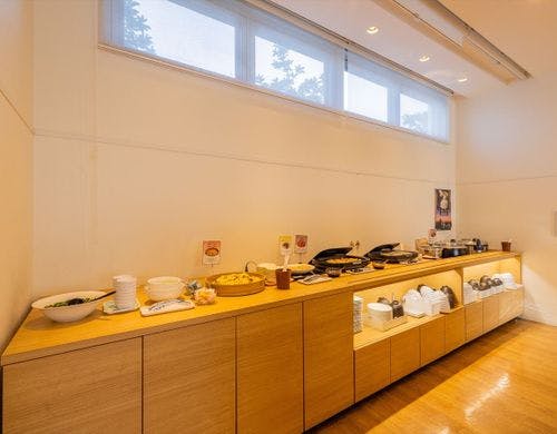 朝食会場
