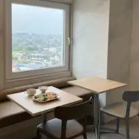 朝食会場