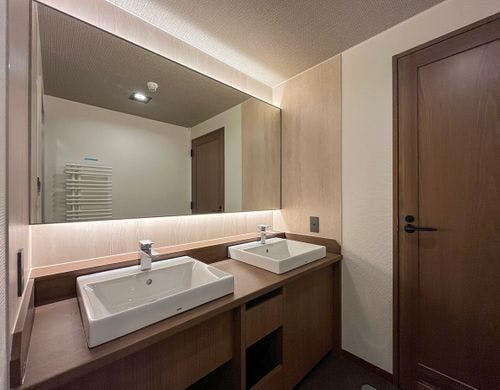 #リニューアル和洋室　脱衣所