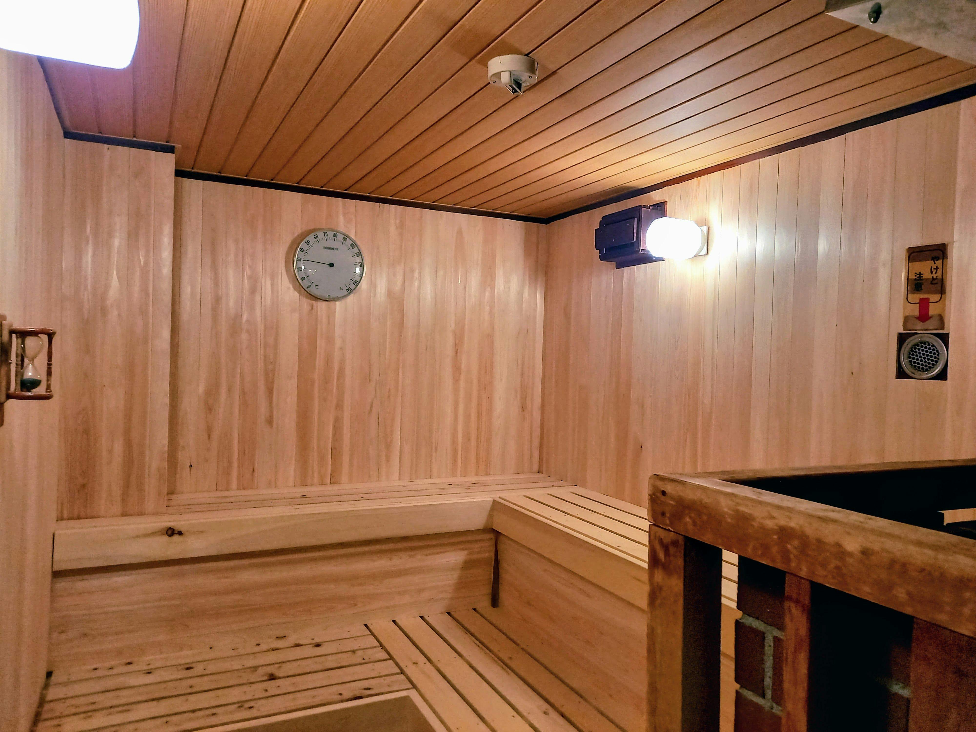 ■น้ำพุร้อน สิ่งอำนวยความสะดวก Taiyokan (ติดกัน) ซาวน่าสำหรับผู้หญิง