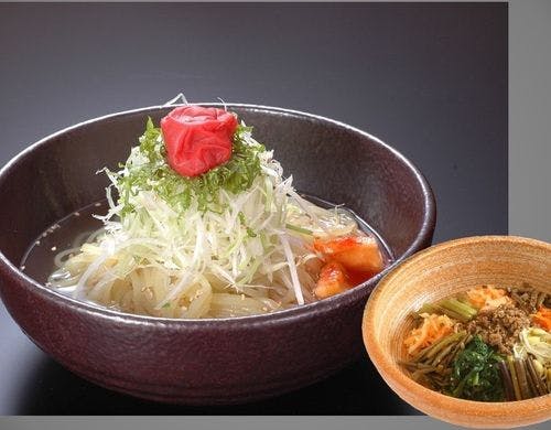 ■特製冷麺とビビンバ丼(イメージ)