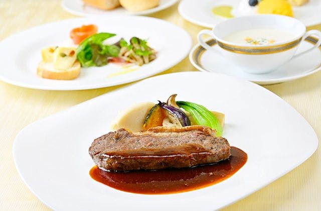 西式套餐（肉料理）示意圖