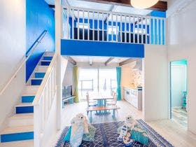 グランピング福岡　海風と波の音