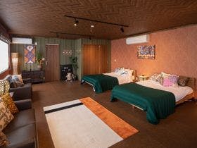 グランピング福岡　海風と波の音