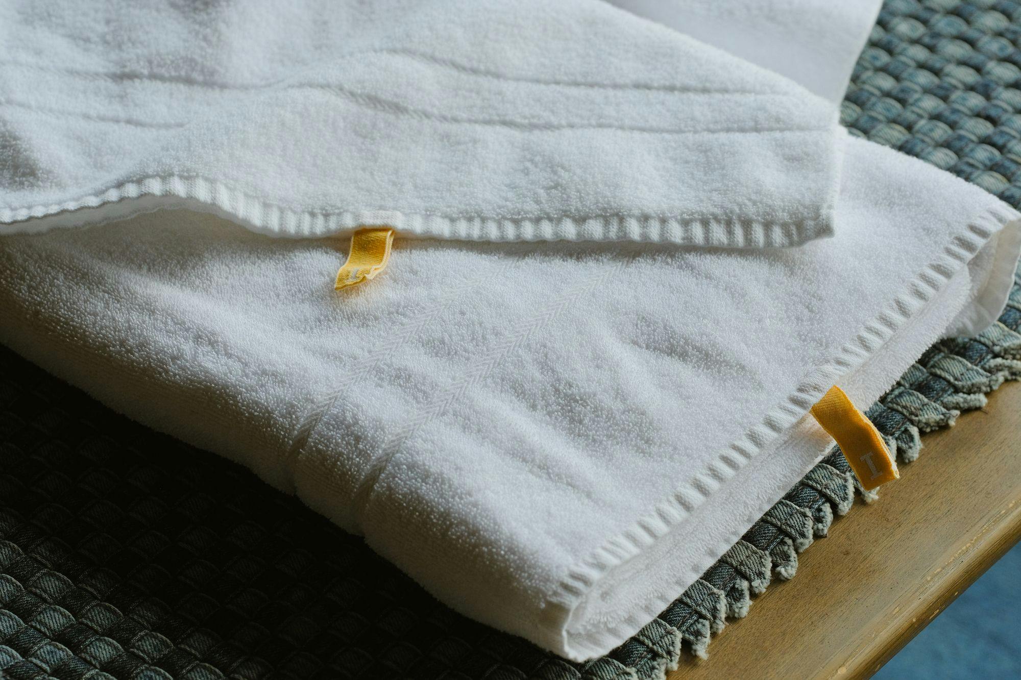 Handuk adalah dari Imabari Ikeuchi Organic.