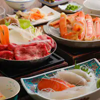 เพลิดเพลินกับสุกี้ยากี้เนื้อทาจิมะและปูย่าง!