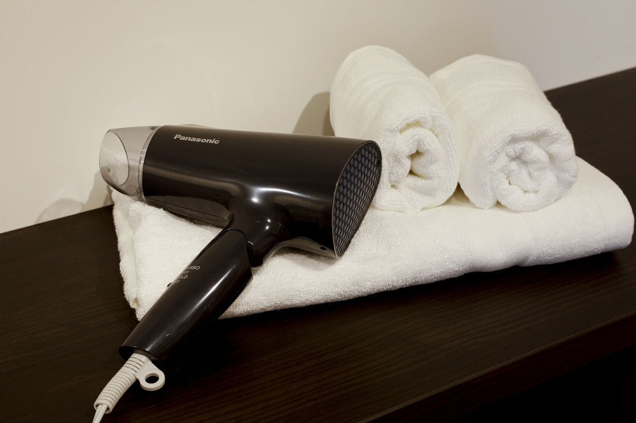 Hair dryer towel