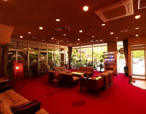 【#館内】懐かしい雰囲気のロビー