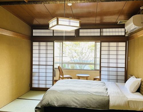 【客室一例】和モダンダブルベッドルーム