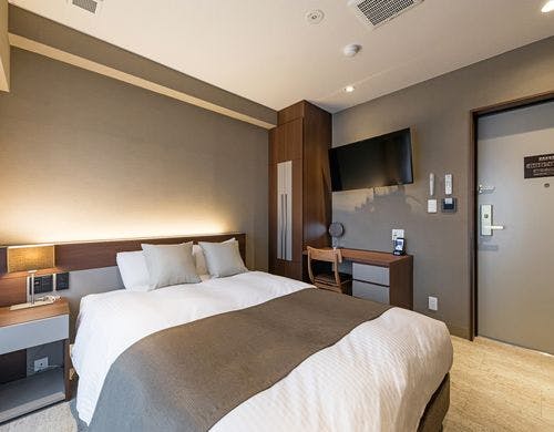 ダブルルーム２０平米の間取り図です。