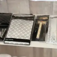 칫솔, 바디 워시 타월