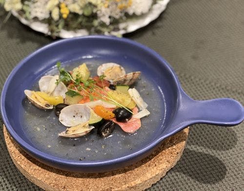 金目鯛のアクアパッツァ