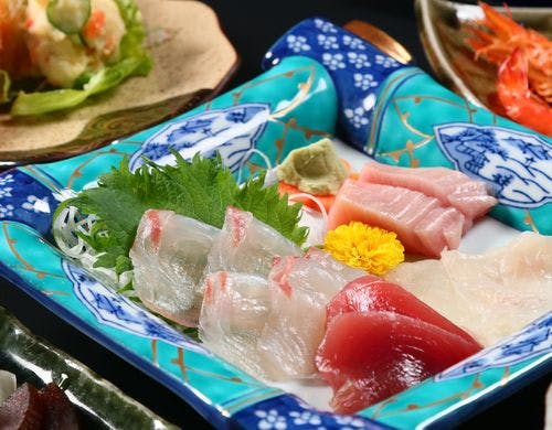 ある日の夕食の一例〇4種のお造り