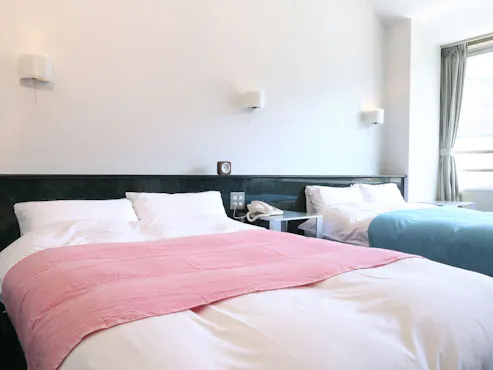 ห้องพักเตียงคู่ที่สามารถผ่อนคลายได้อย่างสบาย