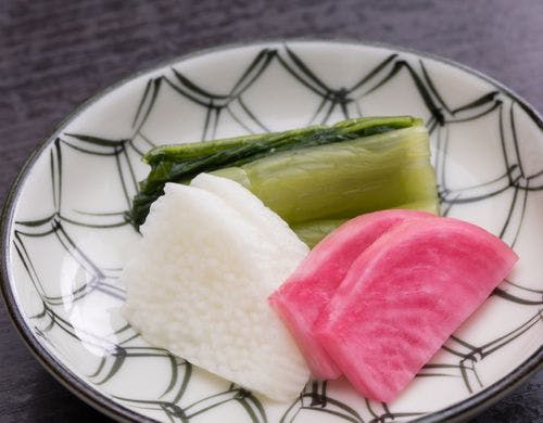 *夕食　香の物 　一例