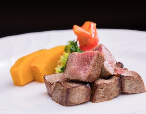 *夕食　肉料理 　一例