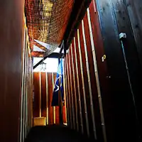 Pintu masuk Mata air panas terbuka