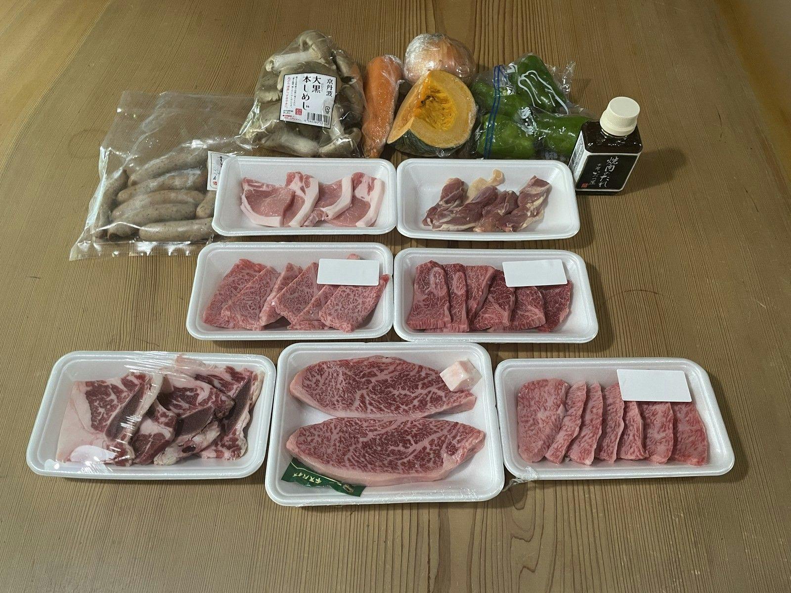BBQ 세트 2인분 식재료