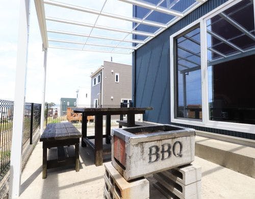 檜木77号棟BBQ設備