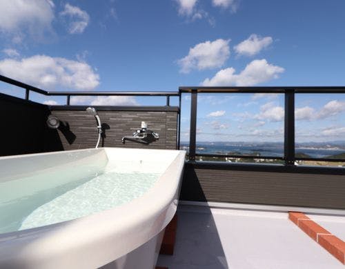 わくわく絵日記スカイバス(露天風呂)