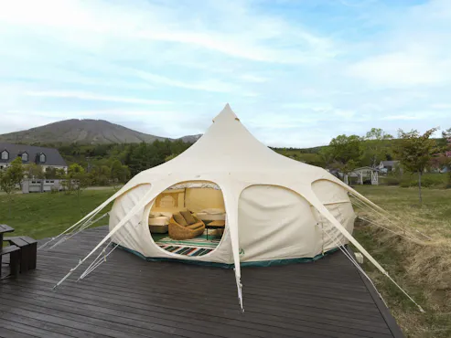 ลักษณะภายนอกของ Lotus Tent