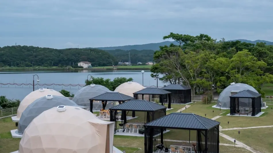 Lakeside Onsen Inn Kunibiki Glamping Base IZUMO