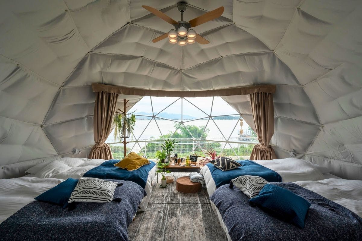 Lakeside Onsen Inn Kunibiki Glamping Base IZUMO
