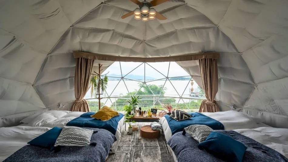 Lakeside Onsen Inn Kunibiki Glamping Base IZUMO