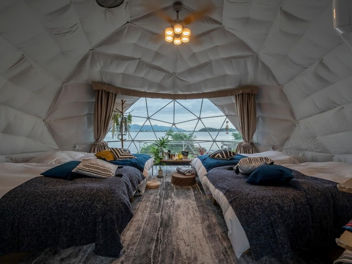 Lakeside Onsen Inn Kunibiki Glamping Base IZUMO