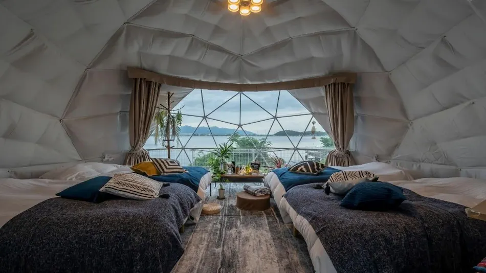 Lakeside Onsen Inn Kunibiki Glamping Base IZUMO