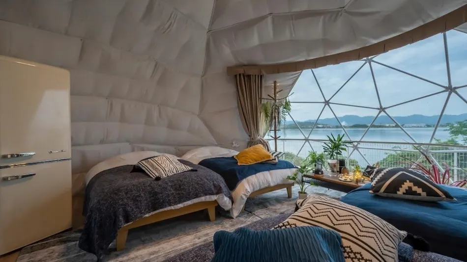 Lakeside Onsen Inn Kunibiki Glamping Base IZUMO