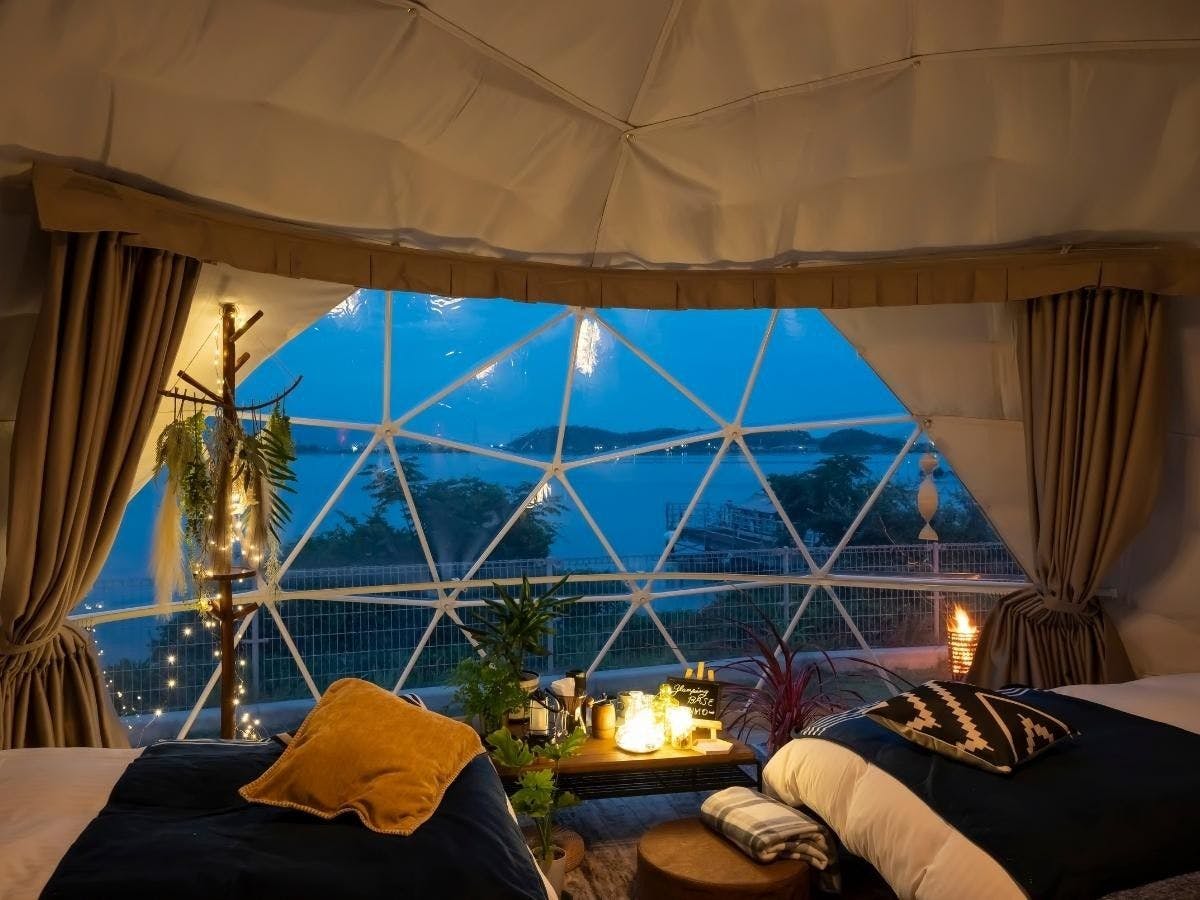 Lakeside Onsen Inn Kunibiki Glamping Base IZUMO