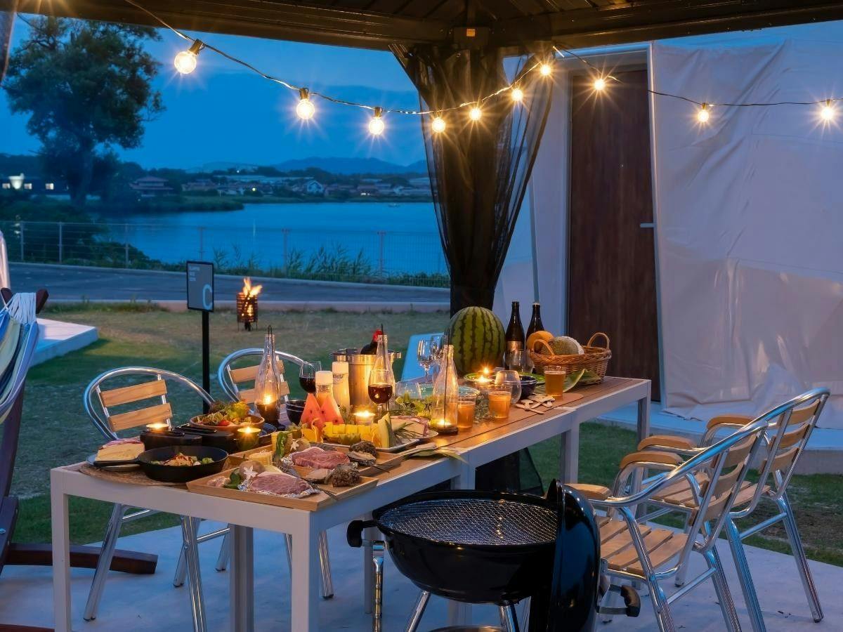 Lakeside Onsen Inn Kunibiki Glamping Base IZUMO
