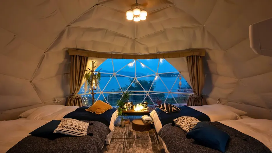 Lakeside Onsen Inn Kunibiki Glamping Base IZUMO