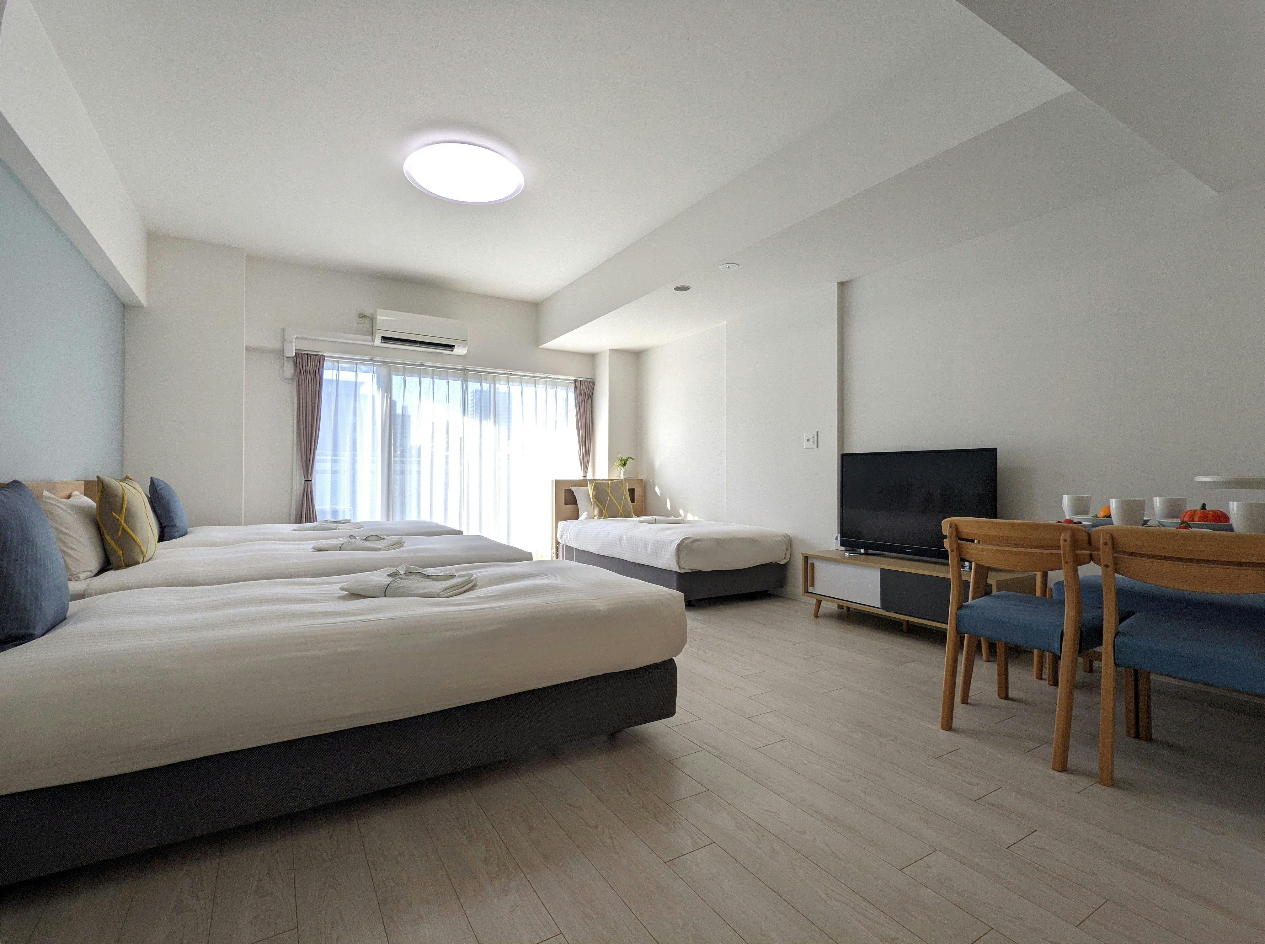 เตียงเดี่ยว 4 เตียง / 43~46 ตารางเมตร