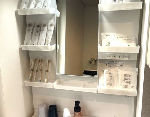 洗面台とアメニティ