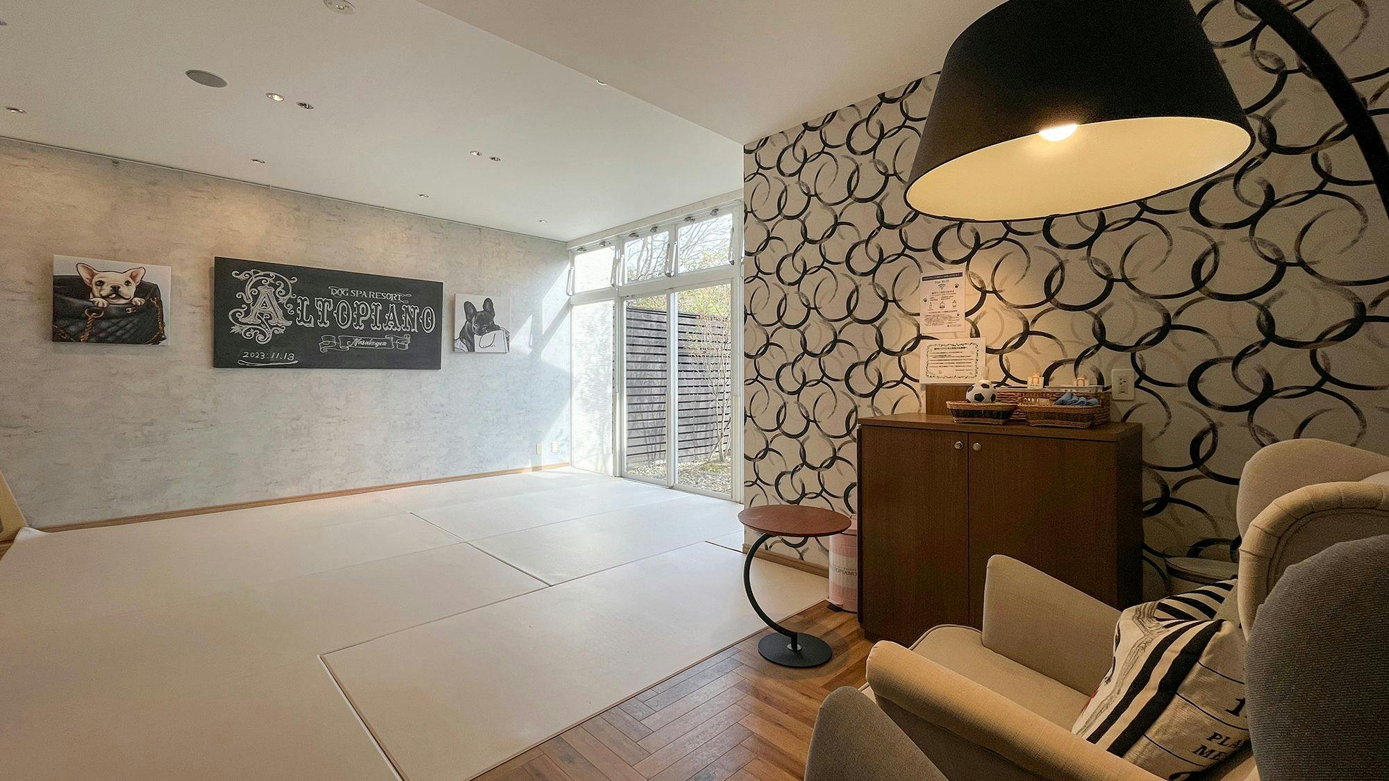 พื้นที่วิ่งเล่นสำหรับสุนัขในร่ม