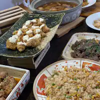 บุฟเฟ่ต์อาหารกลางวัน / ตัวอย่าง