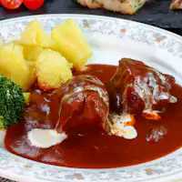 #อาหารเย็น เมนูหลักคือสตูว์ที่เราภูมิใจนำเสนอ