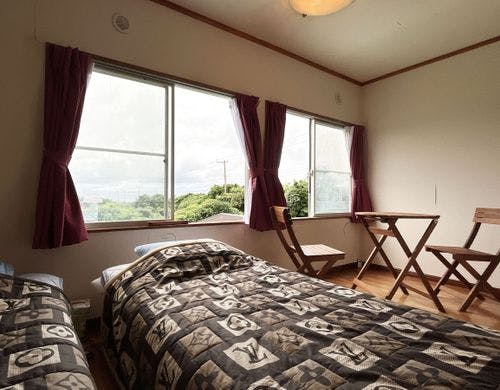 ツインベッドのお部屋です。