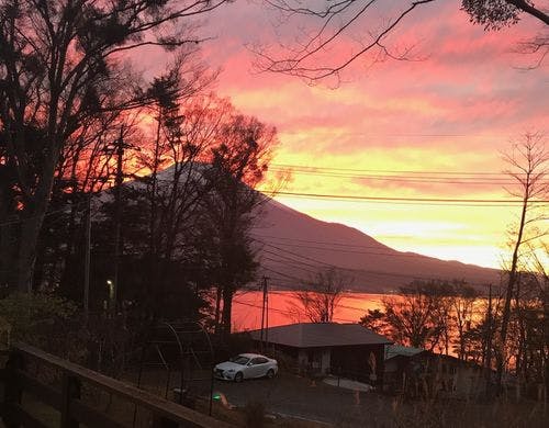 ウッドデッキから