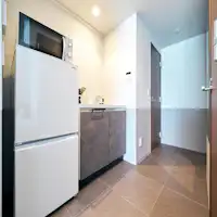 มีห้องครัวที่สะดวกสบายให้บริการ