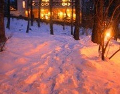 コテージから見た本館