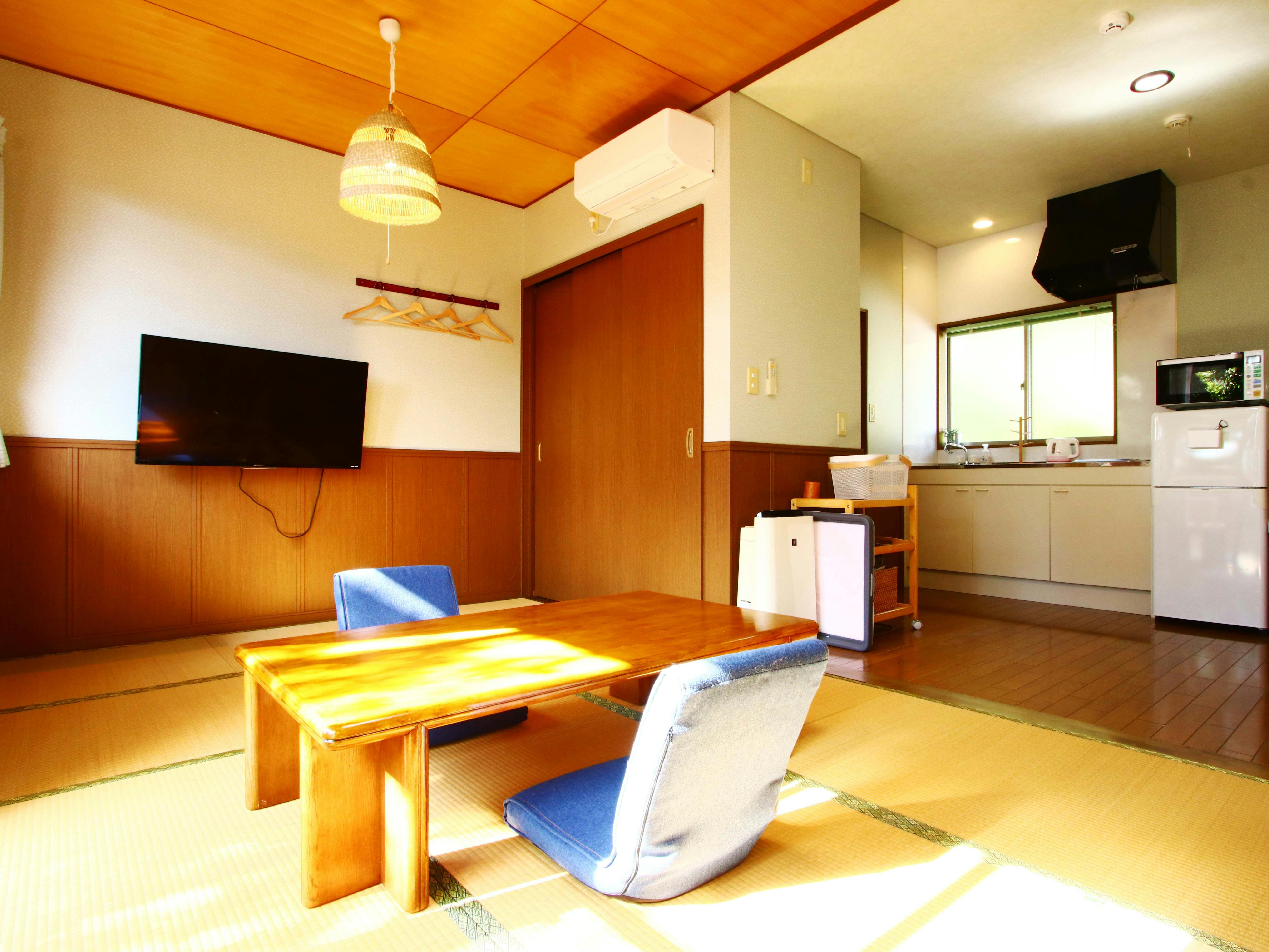 Bilik gaya Jepun◆Bilik luas untuk bersantai dan meregangkan kaki.