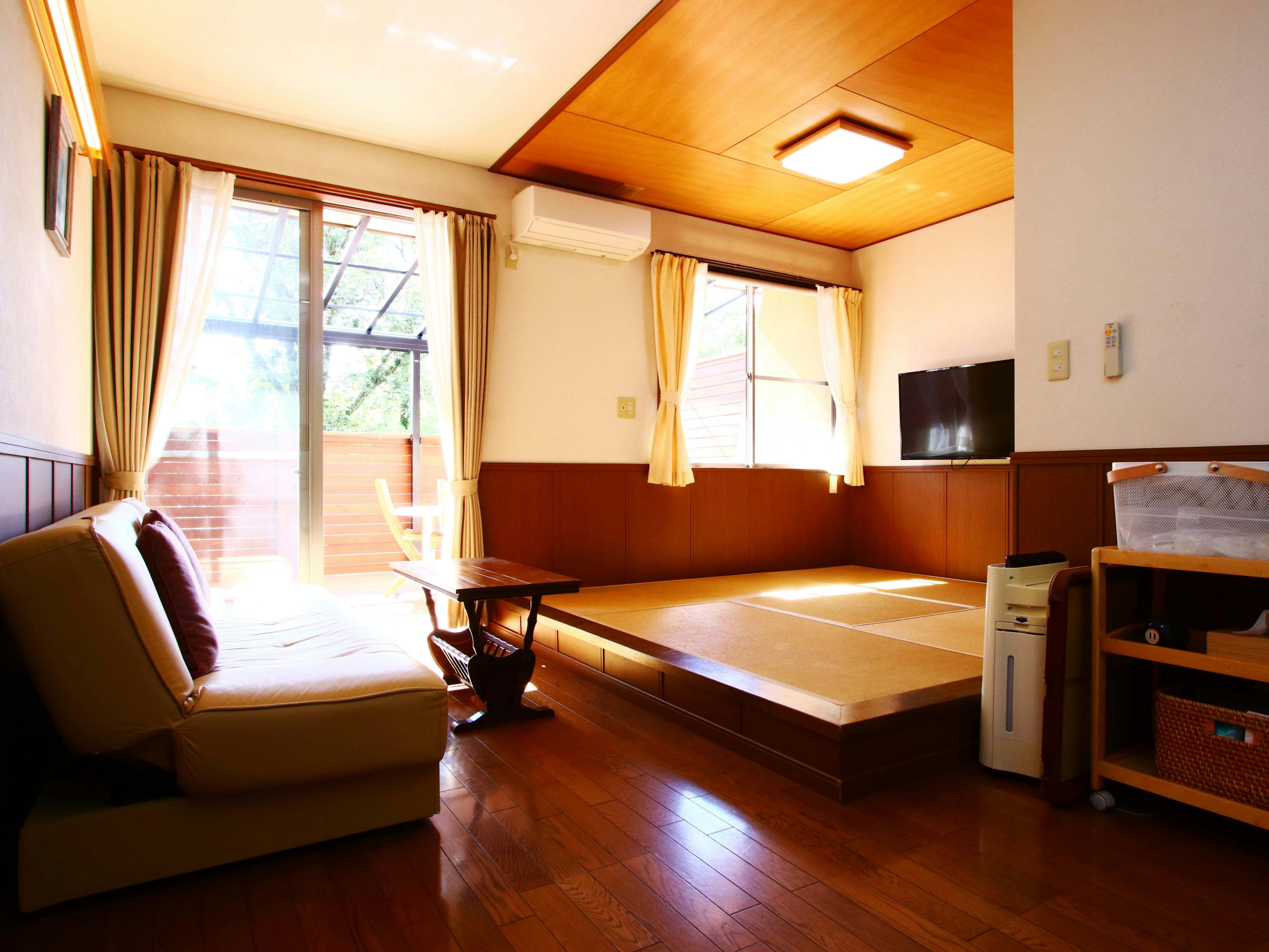 Bilik Gaya Jepun dan Barat◆Bilik ini boleh menampung sehingga 3 orang.