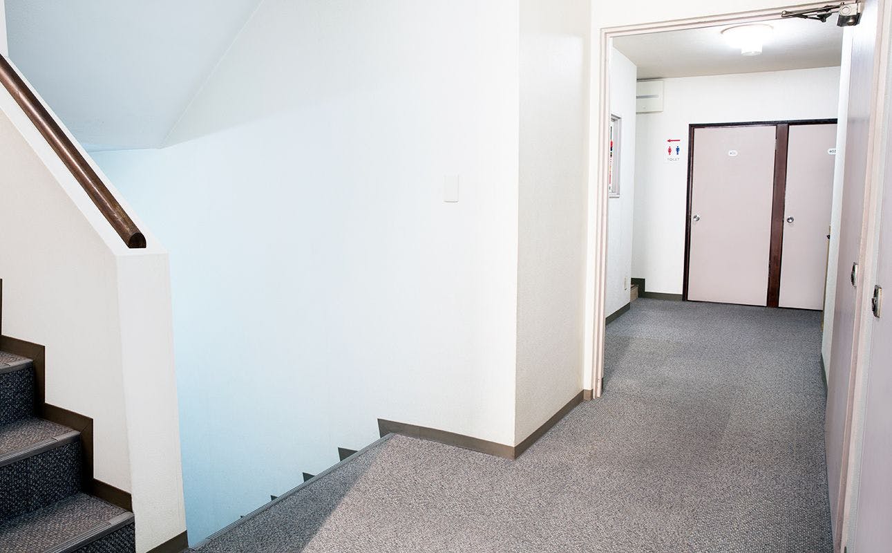 ทางเดินหน้าห้องพัก