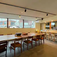 Cedar table and counter