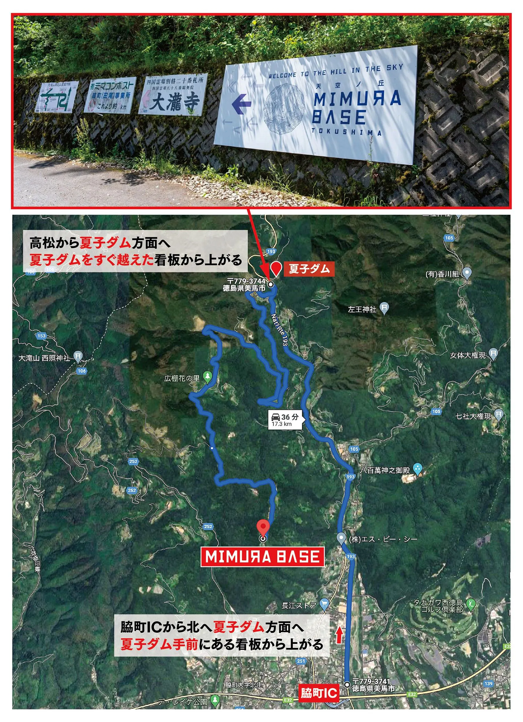 คำแนะนำเส้นทางไปยังจุดหมาย